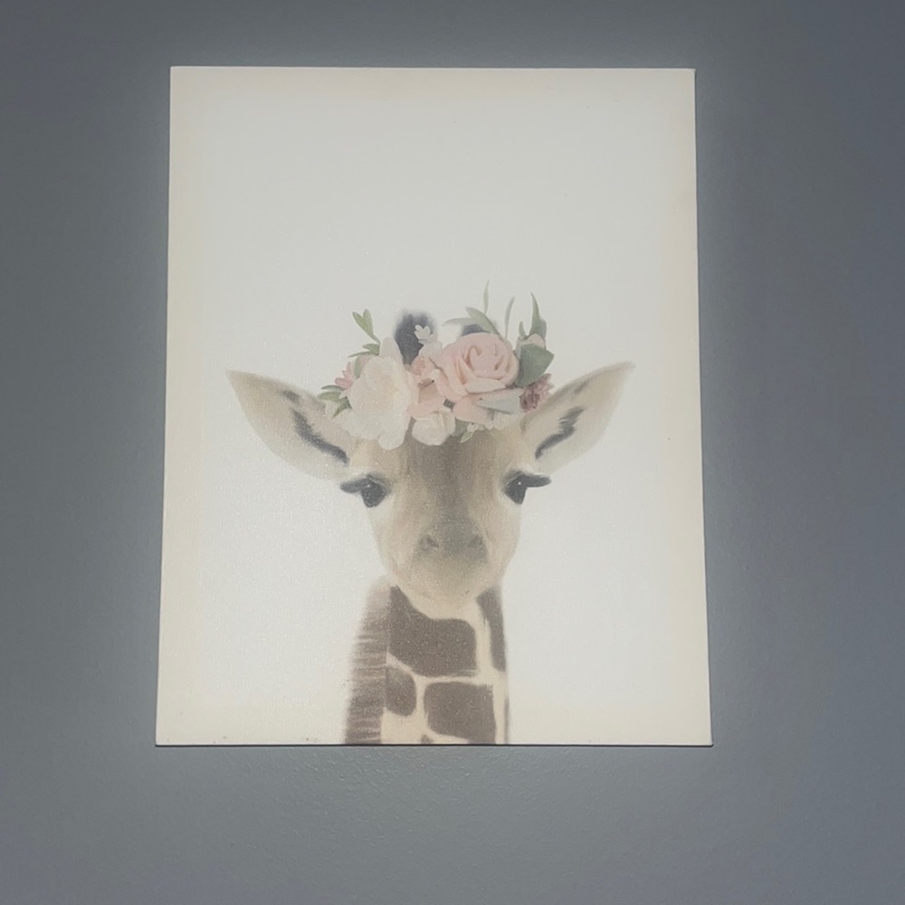 NWT nursery giraffe picture